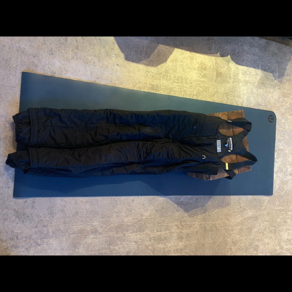 Vintage ski bib black